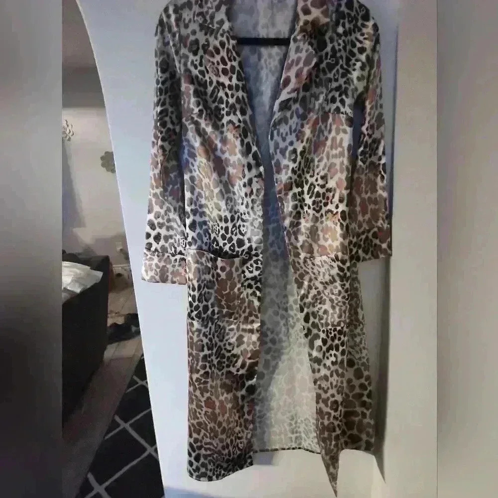 L' Acndemie animal print duster Size S (24) Mob Wife